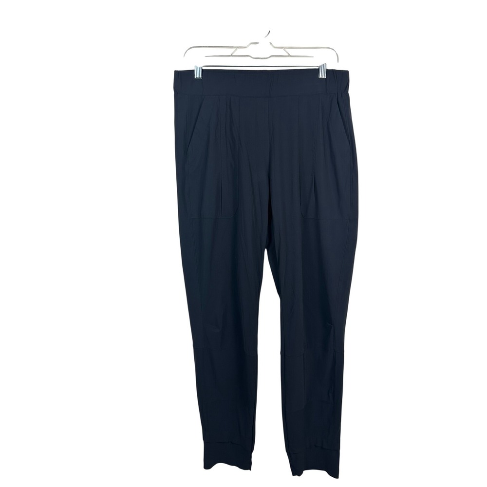Porto Joggers Women Size 4 Black Excellent Tapered Travel Pants